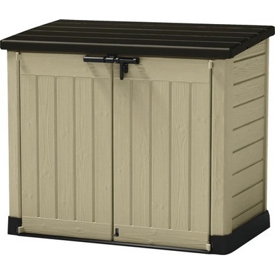 Keter Store-It-Out plastový 146 x 82 x 125 cm hnědý béžový – Zboží Dáma