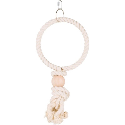 Trixie Rope Ring bavlněná hračka pro andulky a korely 24 cm