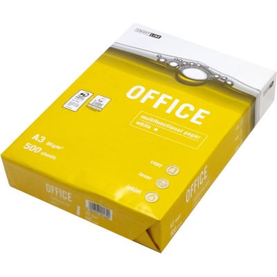 SMARTLINE Хартия за фотокопирни машини SMARTLINE Office A/3 80 g 500 листа/пакет OFF380 (OFF380)