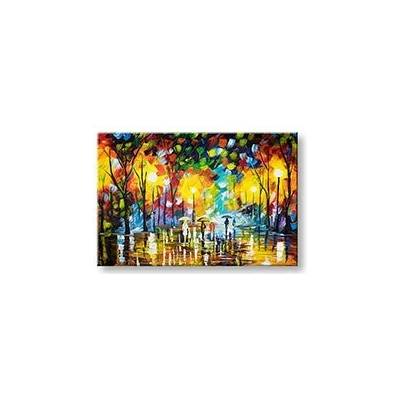 Autorská reprodukcia na plátne MESTO - 100x70 cm