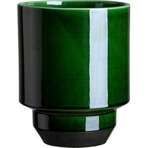 Bergs Potter Кашпа Hoff гланцирана 14 см зелена (HOCG14P)