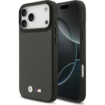 BMW Калъф BMW M Kevlar Matt MagSafe за iPhone 17 Pro Max - черен