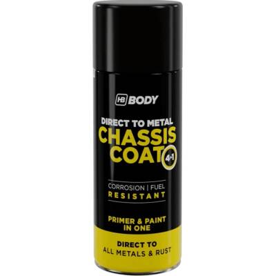 HB BODY 410 CHASSIS COAT SPRAY 400ml,RAL 9005 matny