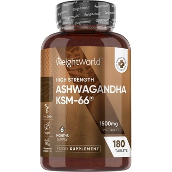 WeightWorld Aшваганда KSM-66® 150 mg 180 таблетки | WeightWorld (126967 WW)