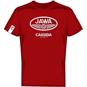 Tričko JAWA edície Cassida červené bordó