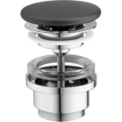 Ravak Umyvadlová pileta pevná Flat keramická černá matt X01921 – Zbozi.Blesk.cz
