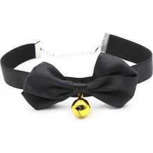 Fetish Addict Collar with Bow and Bell
