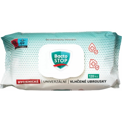 BactoSTOP Dezinfekčné vlhčené obrúsky 120 ks