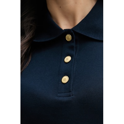 Tommy Hilfiger тениска с яка дамска памучна (WW0WW49252)