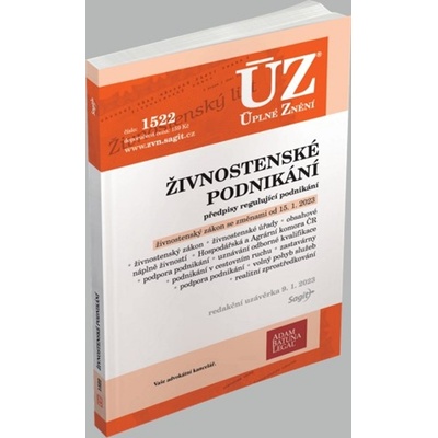 ÚZ 1522 Živnostenské podnikání