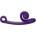 Snail Vibe Curve - вибратор 2 в 1 за клитор и вагина - лилав