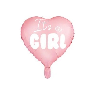 Fóliový balón v tvare srdca It's a girl