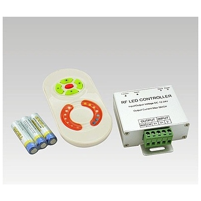 Příslušenství k LED osvětlení LED CCT controller DC12-24V 2x5A + ovladač bílý +3AAA (blistr)