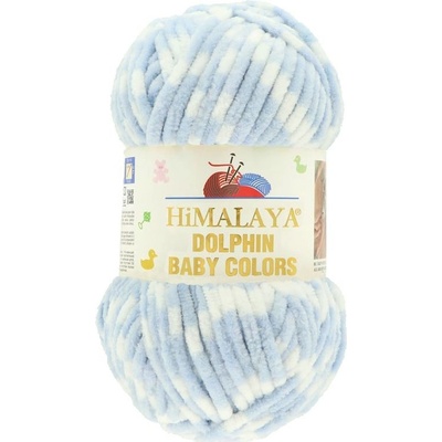 Himalaya Dolphin Baby Colors 80430 modro šedá s bielou