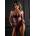Daring Intimates Heart Lace Teddy with Jewel Purple L/XL