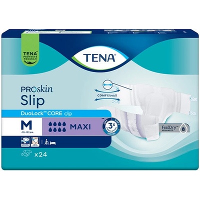 TENA Slip Maxi M Plienkové nohavičky zalepovacie 24 ks
