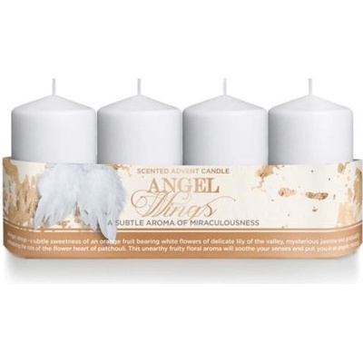 Bartek candles angel Wings 4 ks