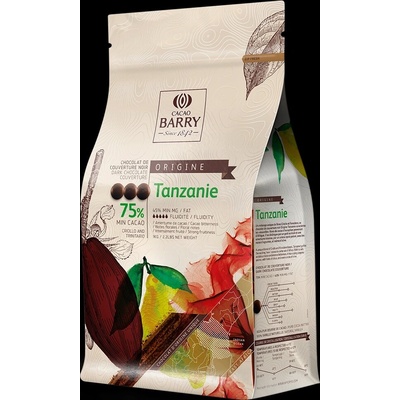 Callebaut Cacao Barry Origin čokoláda TANZANIE hořká 75% 1 kg