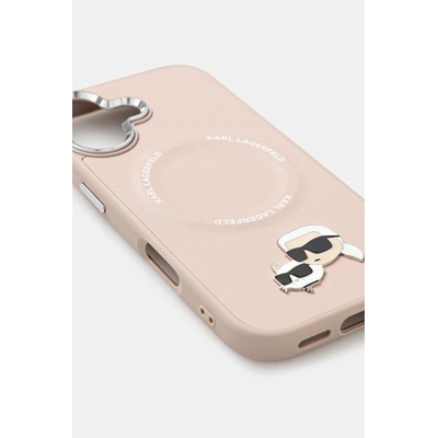 KARL LAGERFELD Кейс за телефон Karl Lagerfeld iPhone 17 (KLHMP17SPSMLRKCP)