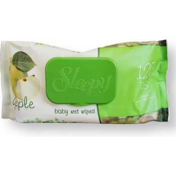Sleepy мокри кърпи, Ябълка, 120 броя
