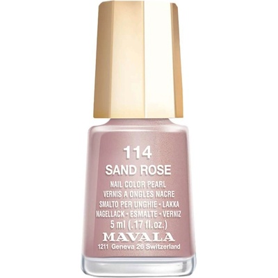 Mavala Oasis lak na nehty 114 Sand Rose Nail Color Pearl 5 ml – Zboží Dáma