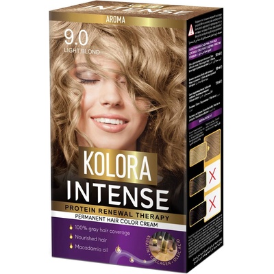Kolora Intense Боя за коса, 9.0 Светлорус