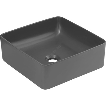 Comad UM-6276 SLIM 40 СИВО DP - Мивка за плот SLIM 37x37 см матова сива (CM0048)