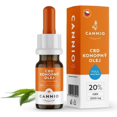 Cannio CBD olej 20% full spectrum 10 ml + 5 ml konopná mast