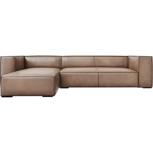 Windsor & Co Ъглов диван от светлокафява кожа (ляв ъгъл) Madame - Windsor & Co Sofas (WIN_LC_71_F1_MADAME3)