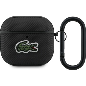 Lacoste Petit Pique Калъф с Лого Croc за AirPods 4 Черен (LCA4PVCK)