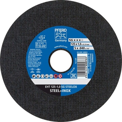 PFERD PFERD TOOLS SG STEELOX 61328430 řezný kotouč rovný 230 mm 25 ks nerezová ocel, ocel