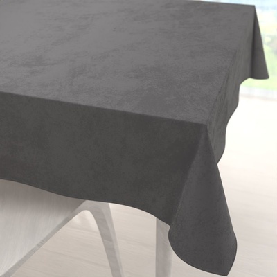 Biante Velký sametový čtvercový ubrus Velvet Premium SVP-017 Tmavě šedý 240x240 cm