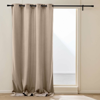 Hnedý menčestrový termo záves 140x260 cm Madison – douceur d'intérieur