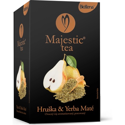 Biogena Majestic Tea hruška a yerba maté 20 x 2,5 g