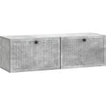 vidaXL Стенно монтиран ТВ шкаф Бетонно сиво 98 x 31 x 30 см (898048)