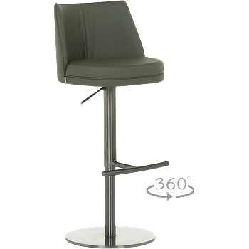 Carmen Бар стол kariba - черно-зелен bg