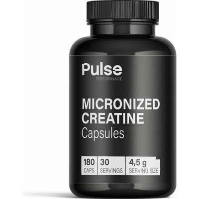 Pulse Performance Micronized Creatine Capsules 180 kapsúl