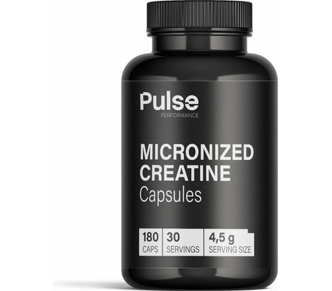 Pulse Performance Micronized Creatine Capsules 180 kapsúl