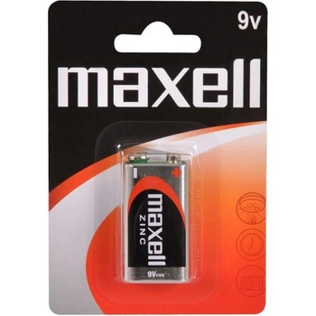 Maxell Цинк Манганова батерия maxell 6f22 -9v- 1 бр. в блистер -20бр-кутия (ml-bm-6f22)