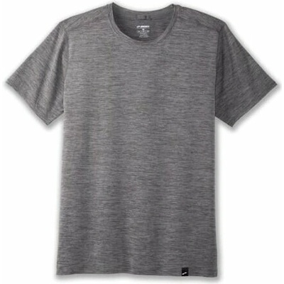 Brooks Luxe Short Sleeve šedá