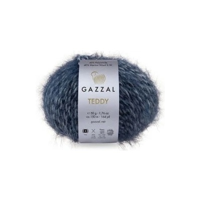 Gazzal Příze Teddy 6536 modrošedá