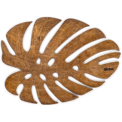 ZicZac Дървена подложка за хранене 45x33 cm - ZicZac (ZZ0557WALNUT)
