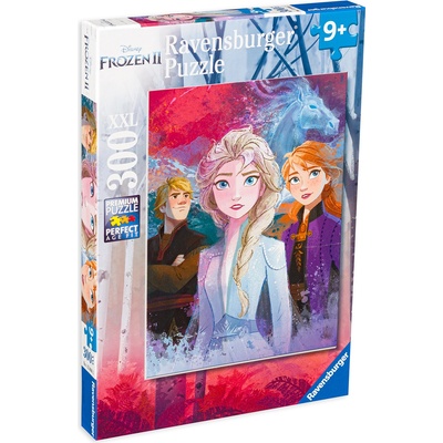 Ravensburger Пъзел Ravensburger от 300 XXL части - Замръзналото кралство 2, Елза, Анна и Кристоф (12866)