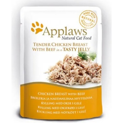 Applaws Chicken with Beef in Jelly - пауч пиле и телешко в желе 70 гр 8252CE-A