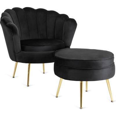 Mebel Elite Grand Černá / Zlatá