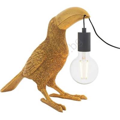 Endon Lighting 95077 - Настолна лампа TOCO TOUCAN 1xE27/10W/230V златист (EN0264)