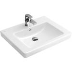 Villeroy & Boch Subway 2.0 - Умивалник 65x47 см, с преливник, отвор за смесител, CeramicPlus, алпийско бяло 7113KGR1 (7113KGR1)