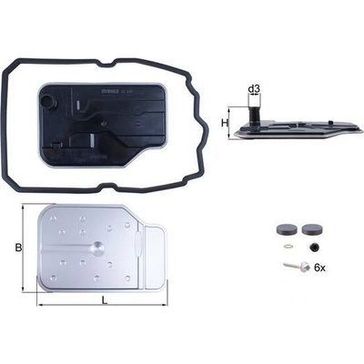 Hydraulický filter automatickej prevodovky MAHLE HX 230KIT HX 230KIT