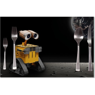 Sablio Prestieranie Wall-E robot Mesiac 40x30cm