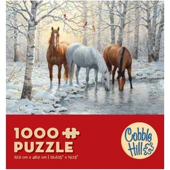 Cobble Hill Koňské trio 1000 dielov